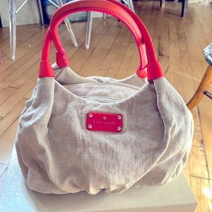 Kate spade linen purse